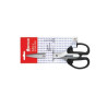 forbici manico artiglio abs 21cm nero [4368t]