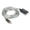 cavo prolunga hamlet usb con ripetitore attivo 5m [xurep5]