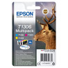 cartuccia epson t1306 cervo multipack 3 ciano/magenta/giallo [c13t13064012]