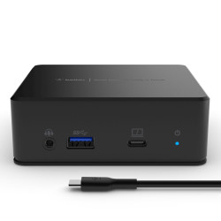 dockingstation belkin usb-c dual displaylink nero [inc002vfbk]