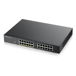 switch zyxel 24-porte gigabit ethernet 10/100/1000 gestito [gs1900-24ep-eu0101f]