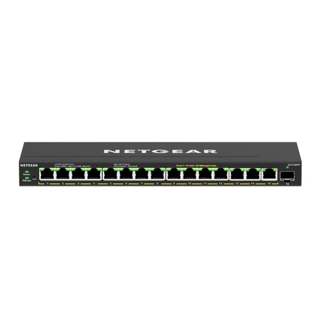 switch netgear 16x1000 poe 1xsfp 231w [gs316epp-100pes]