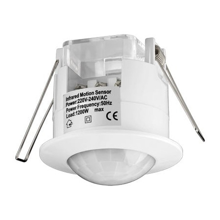 Sensore di movimento goobay ad infrarossi ad incasso