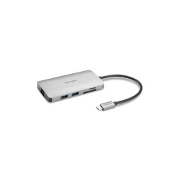 hub usb kensington uh1400p usb-c nero/argento [k33820ww]