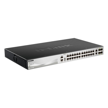 switch d-link gestito 24-porte gigabit ethernet 10/100/1000base-t