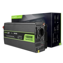 alimentatore auto green cell inv09 1000w nero [inv09]