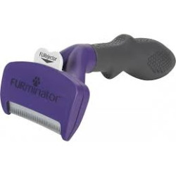 pettine furminator per cane a pelo corto m/l viola/nero [fur151326]