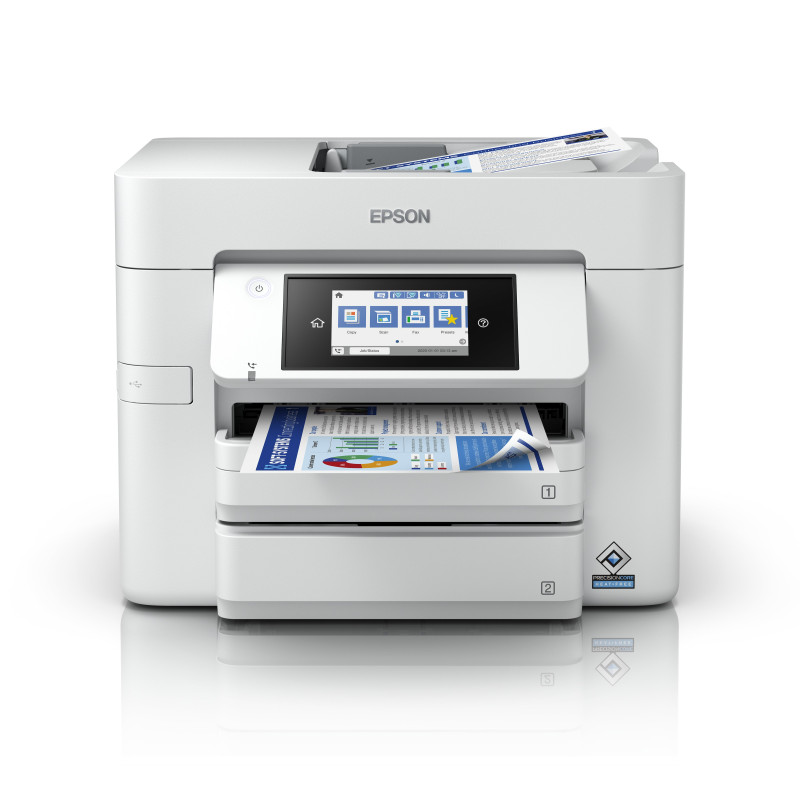 stampante multifunzione epson wf-c4810dtwf bianco [c11cj05403]