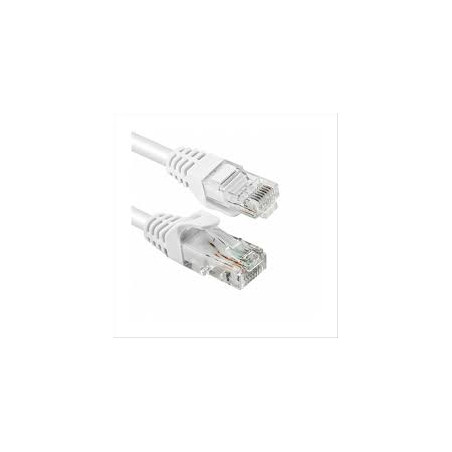 cavo di rete vultech cat.6 u/utp 1m bianco [taau010-utp-wh]