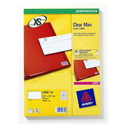 Etichette avery laser mini l7551 65 etichette/foglio 38.1x21.2 25