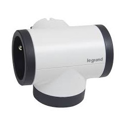 multipresa rotativa legrand con 2 prese laterali con terra + 2xp+z