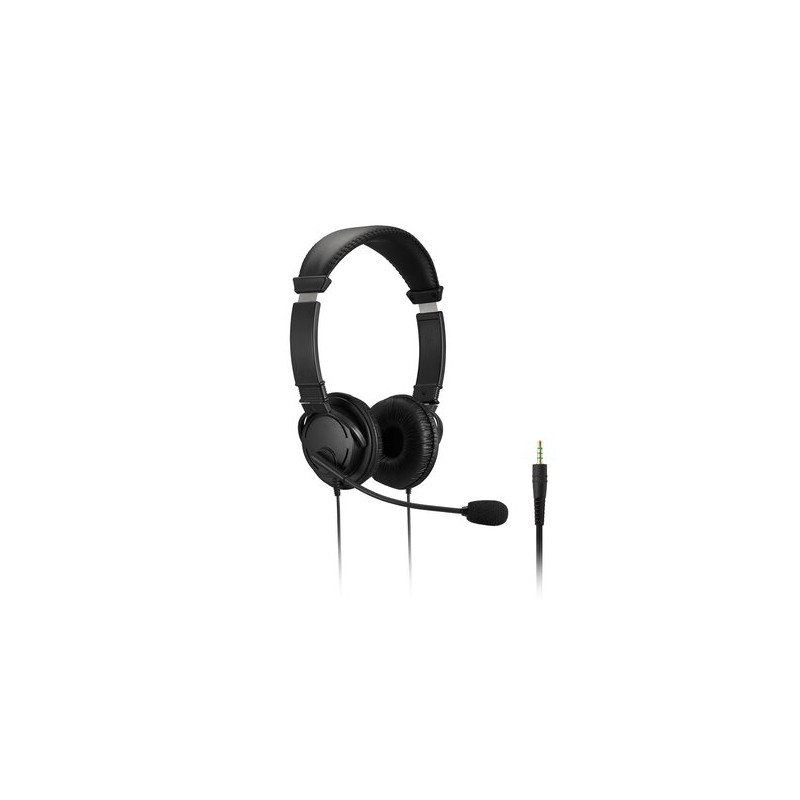 cuffie kensington con microfono nero [k33597ww]
