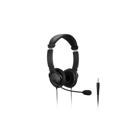 cuffie kensington con microfono nero [k33597ww]