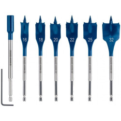 set punte bosch expert selfcut speed spade per trapano 16/18/20/22/25/32mm