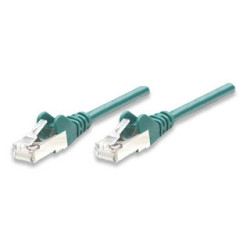 Cavo di rete patch in rame cat. 6 verde utp 0,3 mt
