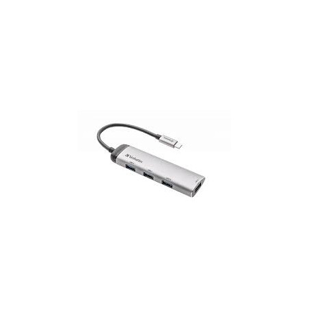 hub usb verbatim usb-c multiporta 4-porte usb 3.2 gen 1 tipo-a