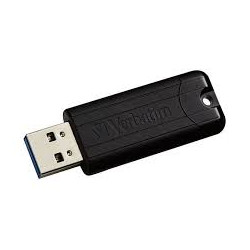 pen drive 32gb verbatim usb 3.0 pinstripe nero [49317]