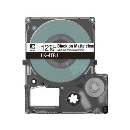 nastro etichettatrice epson c53s672065 lk-4tbj 12mm trasparente