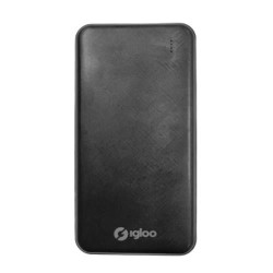 batteria portalile igloo powerbank 10000mah/18w nero [io-01b]