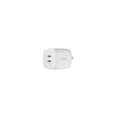 alimentatore da rete belkin rapida 2xusb-c/25w/bianco [wca004vfbk]