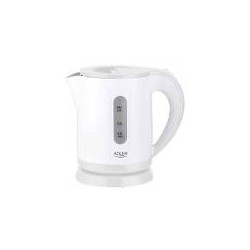 bollitore elettrico adler ad1371w in plastica 850w/0.8l/bianco [hkadlczad1371w0]