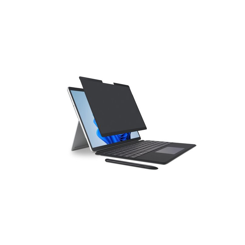 filtro privacy kensington magpro elite per surface pro 8 nero/trasparente