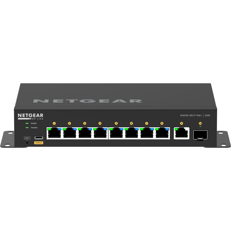 switch netgear 8x1g poe+ 110w 1x1g 1xsfp l2/l3 gigabit ethernet [gsm4210pd-100eus]
