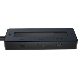 hub usb hp multiporta con 4 porte usb-c 3.2 4k nero [6g843aa abb]