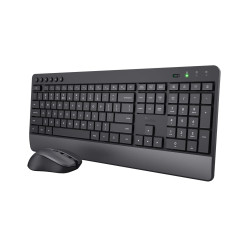 set tastiera e mouse trust trezo wireless [24530]