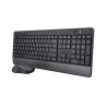 set tastiera e mouse trust trezo wireless [24530]