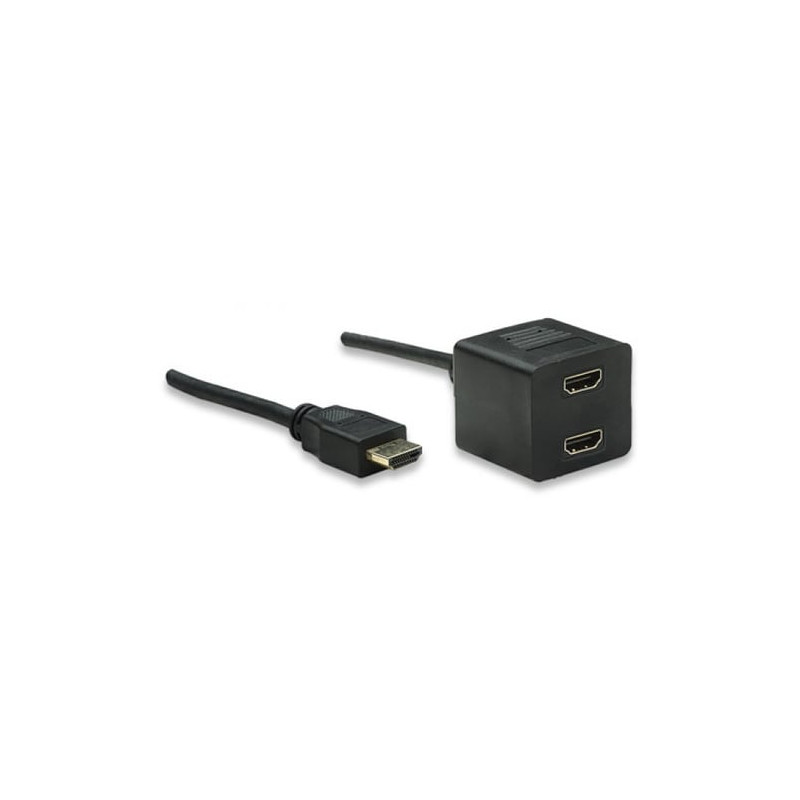 Cavo video splitter hdmi m a 2 x hdmi f