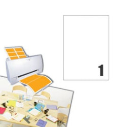 Etichette tico giallo fluo 70 fogli a4 1 etichette/foglio 210x297