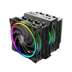 dissipatore cpu akasa soho h7 dual tower argb 120mm nero