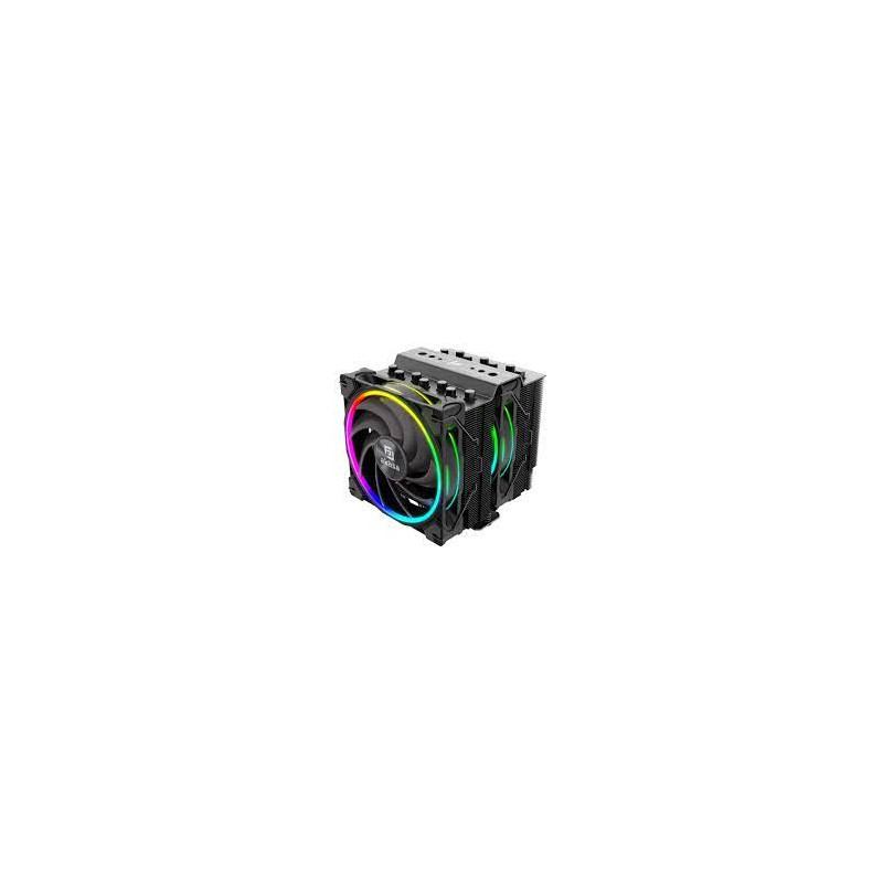 dissipatore cpu akasa soho h7 dual tower argb 120mm nero