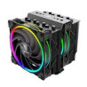 dissipatore cpu akasa soho h7 dual tower argb 120mm nero
