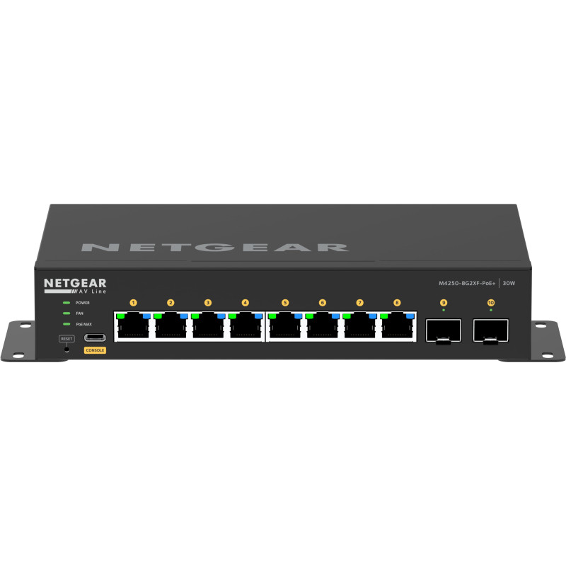 switch netgear gestito l2/l3 8 porte gigabit ethernet 10/100/1000