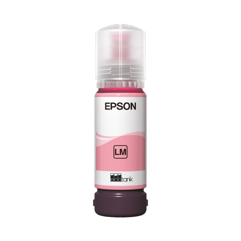 flacone d'inchiostro epson 107 ecotank 70ml magenta chiaro [c13t09b640]