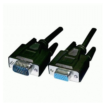 Cavo prolunga monitor svga standard m/f 1,8 mt nero