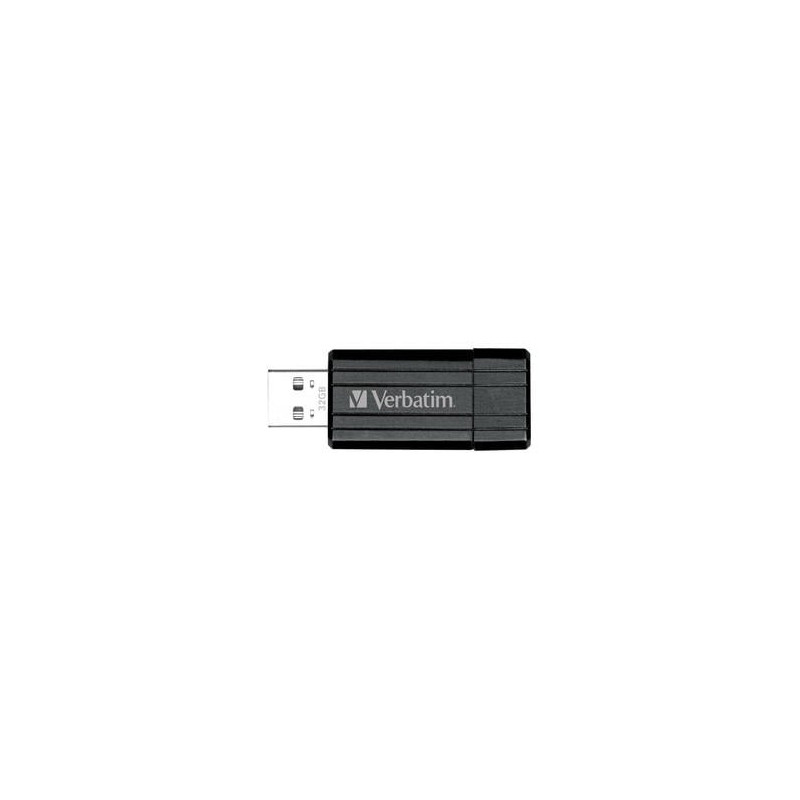 Pen drive 32gb verbatim usb 2.0 pinstripe colore nero