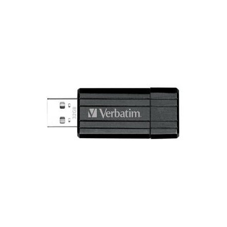 Pen drive 32gb verbatim usb 2.0 pinstripe colore nero