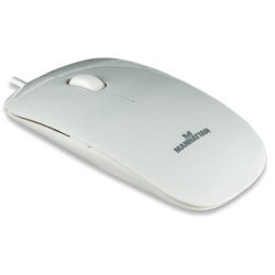 Mouse manhattan silhouette bianco