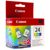cartucce a getto d'inchiostro canon bci-24cl ciano/magenta/giallo