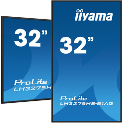 monitor led 32" iiyama full hd/1920x1080/8ms/classe g/nero [lh3275hs-b1ag]