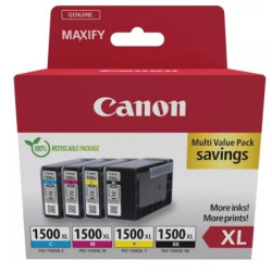 cartucce d'inchiostro canon 9182b010 pgi-1500xl bk/c/m/y