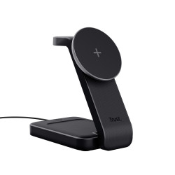 supporto di ricarica trust viro wireless nero [25464]