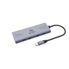 hub usb akasa ak-cbca32-18bk usb 3.2 tipo c 4 porte argento