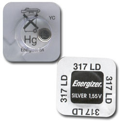 Pila energizer 1 pz. a bottone 317 ld - ucar