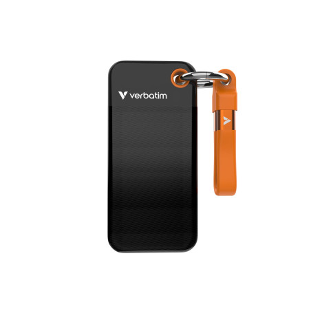ssd esterno 1tb verbatim pocket usb 3.2 gen 2 nero/arancione [32193]