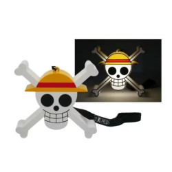 teknofun luminosa a led one piece teschio senza fili 9cm