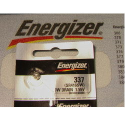 Pila energizer 1 pz. a bottone 337